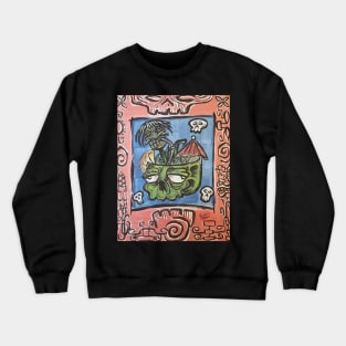 Zombie tiki drink Crewneck Sweatshirt